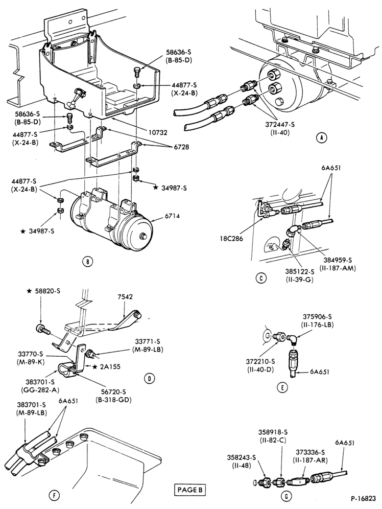 Схема V8 CYL. 12.0L (736 C.I.D.) DETROIT DIESEL-LTL900-Page B (1982/)