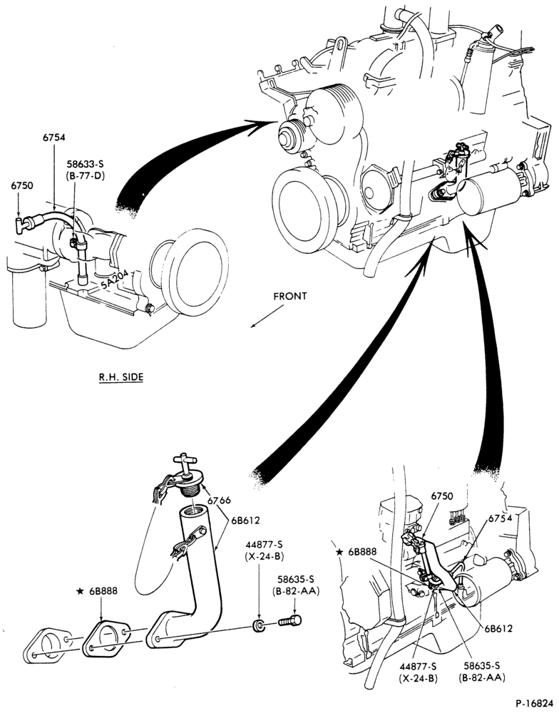 Схема 6 CYL. 14.6L (893 C.I.D.) DIESEL-L-LL-LN-LNT-LS-LT-LTL-LTS900