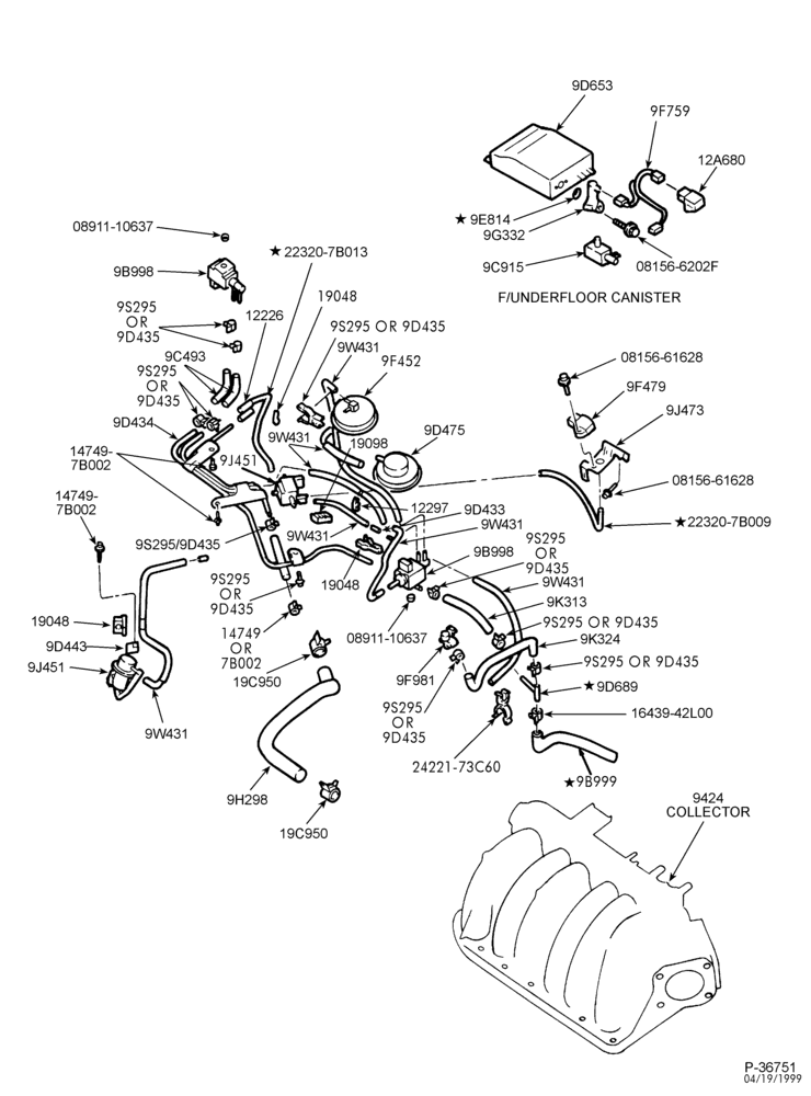Схема FUEL SYSTEM AND CALIBRATION-Fuel piping - Page C