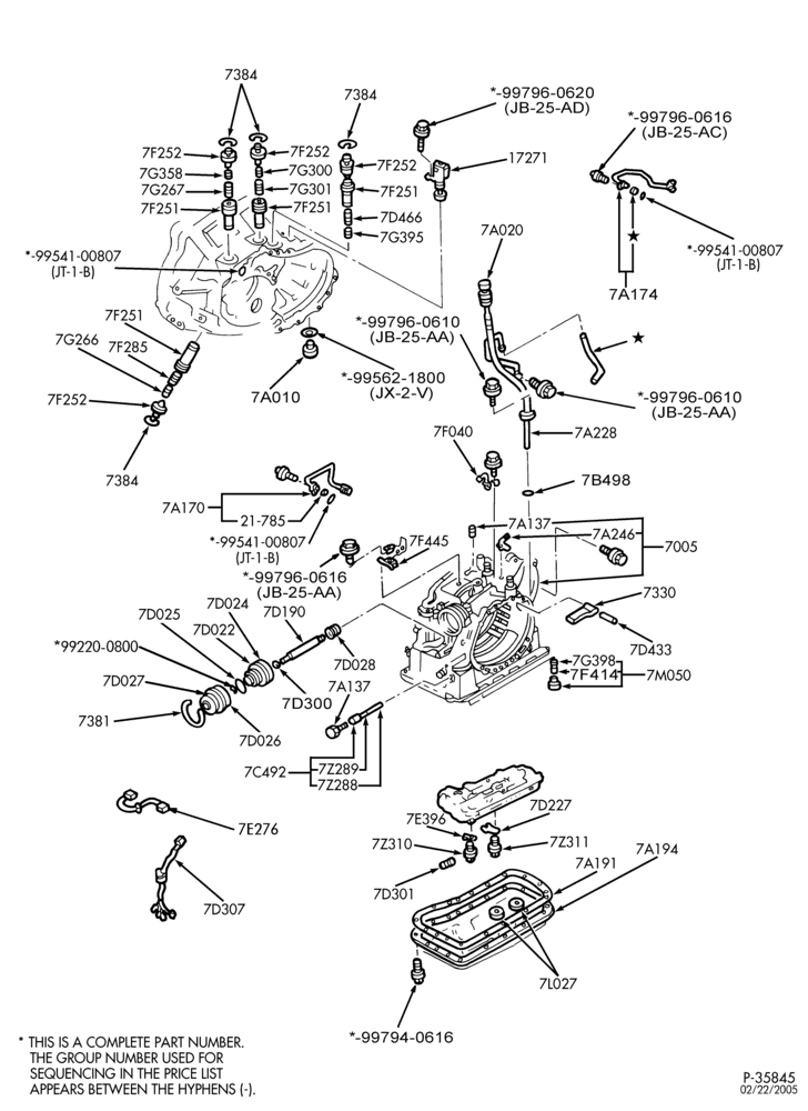 Схема F4E-III TYPE - INTERNAL PARTS-Case, servo & related parts