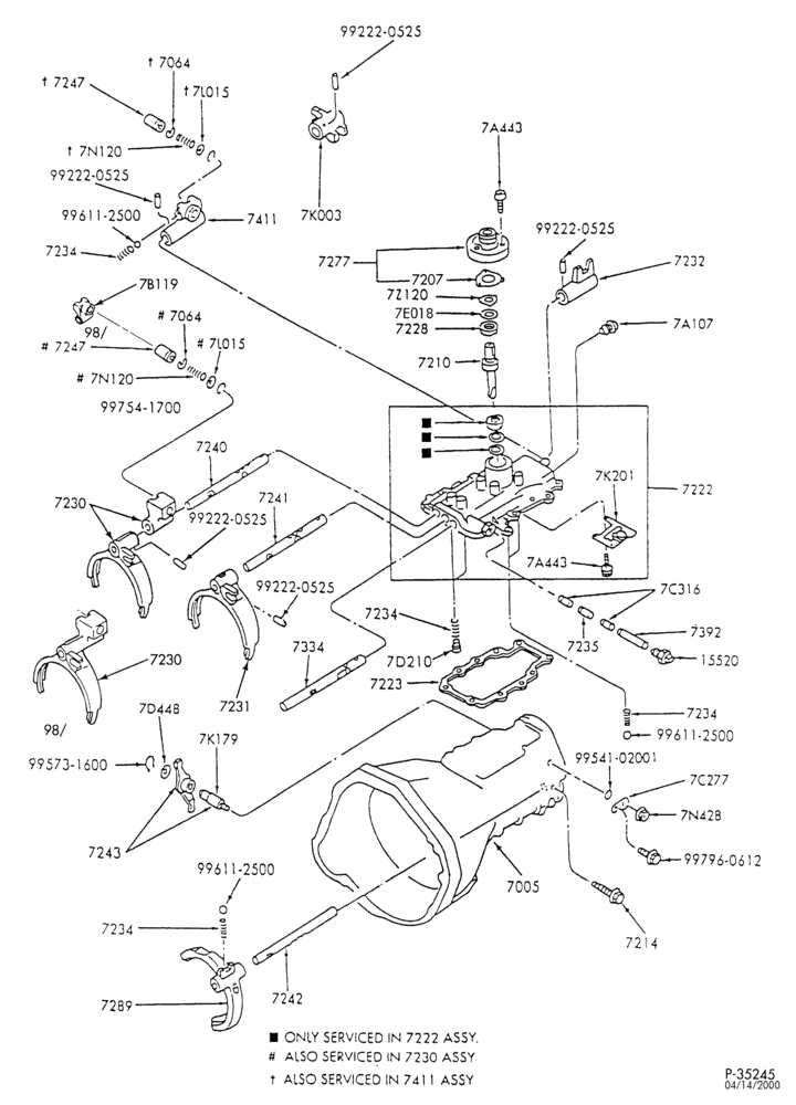 Схема GEARSHIFT MECHANISM-Shift Control & Related Parts - Mazda-F150/250-Under 8500# GVW