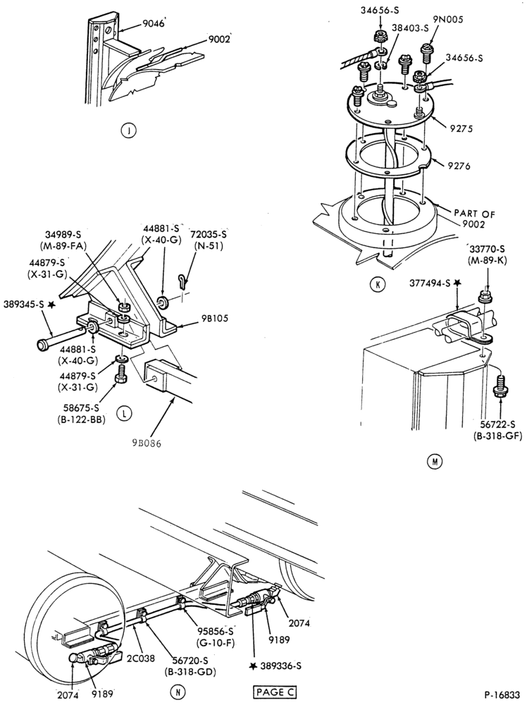 Схема DETROIT 8V-92T-cyl. tanks - Page C