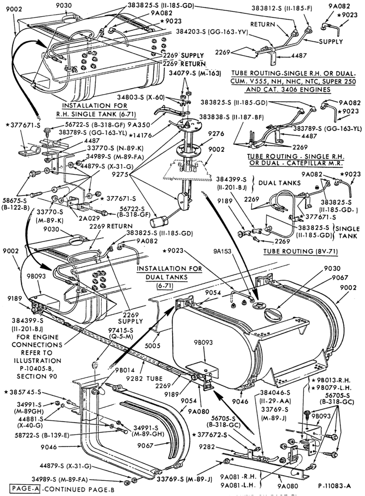 Схема CUMMINS-round step tanks-Page A