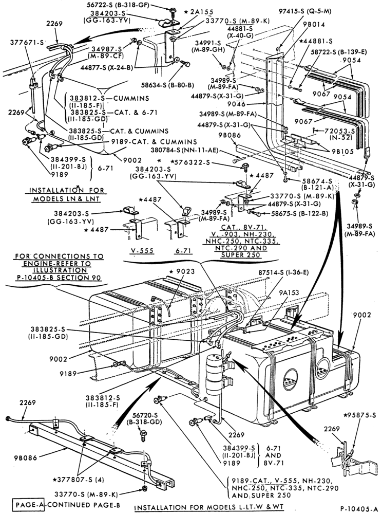 Схема CATERPILLAR 3406-L-LT900-Page A
