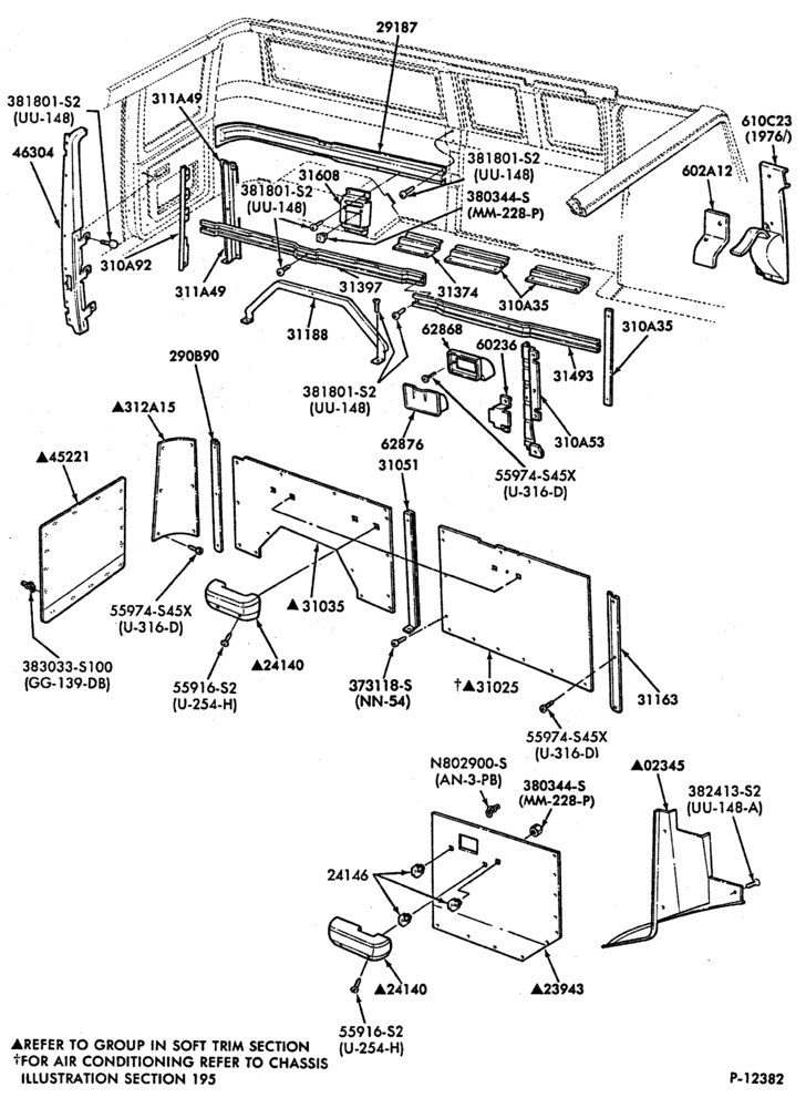 Схема TRIM-Interior trim panels (L.H.)-All-w/body side