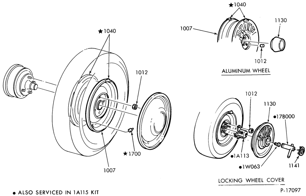 Схема WHEELS-Wheel and related parts