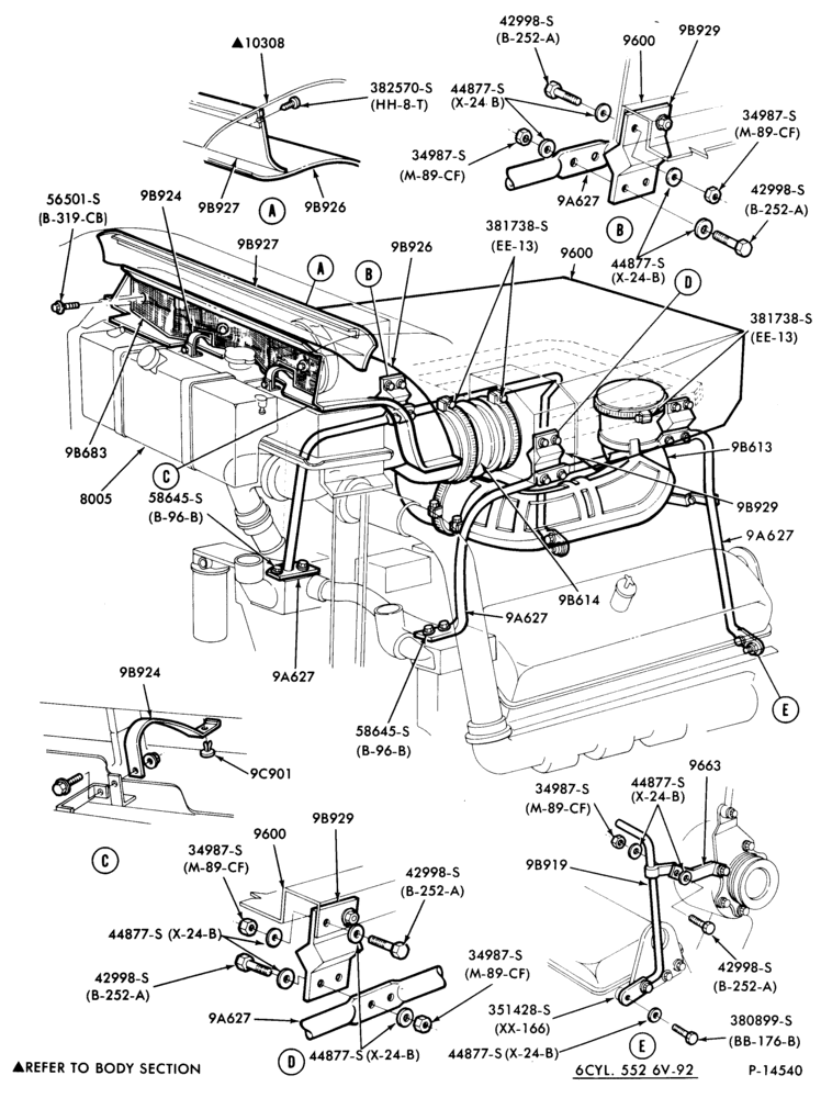 Схема DETROIT 8V-71-(dry type) CL-CLT900- (8V-71T)-engine mounted (Farr)