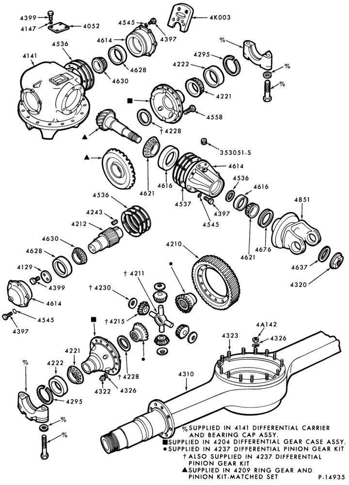 Схема REAR AXLE-Double reduction rear rear axle-SUDR-LNT-LT-LTS900