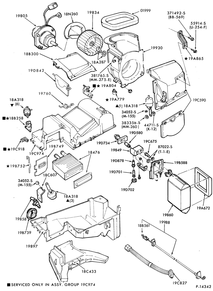 Схема AIR CONDITIONER-Evaporator- integral