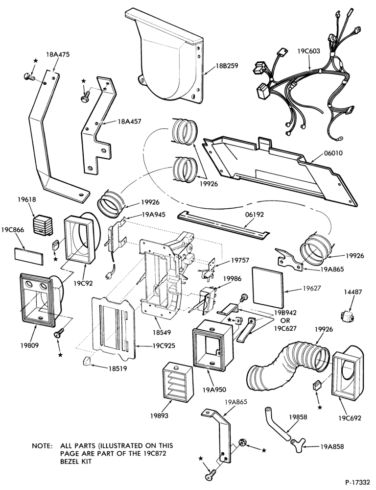 Схема AIR CONDITIONER-Controls and Ducts- built-in (w/integral controls)