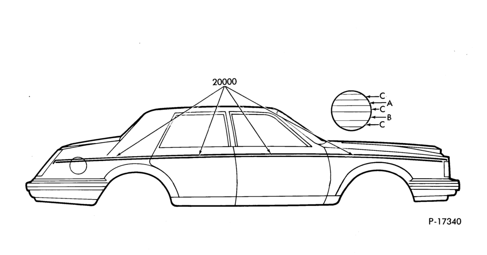 Схема STRIPE KIT - BODY SIDE