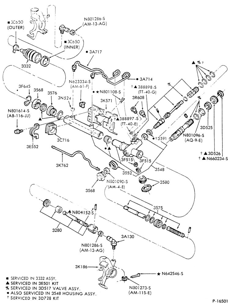 Схема STEERING-Steering linkage