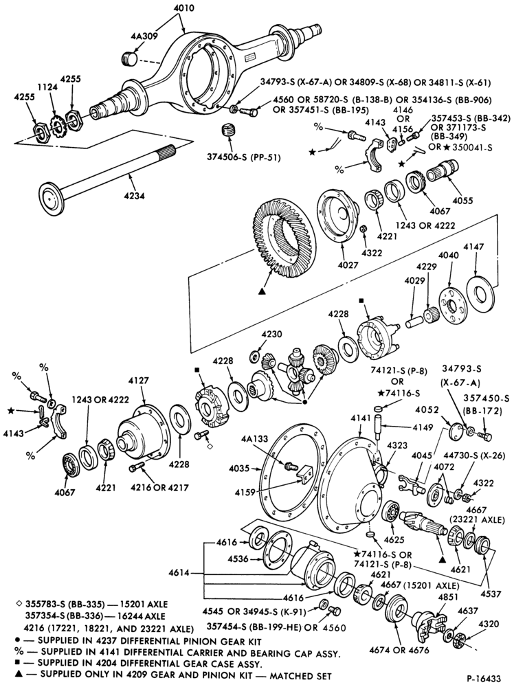 Схема REAR AXLE-Double reduction - 22221-B-C-F-L-LN800/900