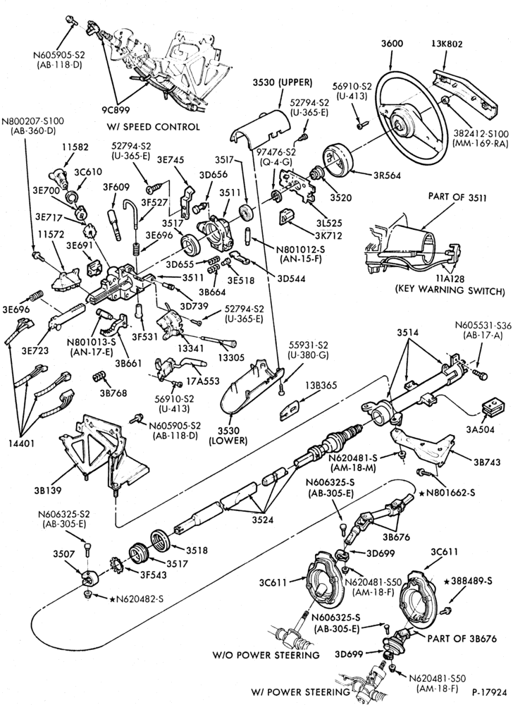 Схема ATX TYPE - EXTERNAL PARTS-EXTERNAL PARTS- tilt wheel-B,MB