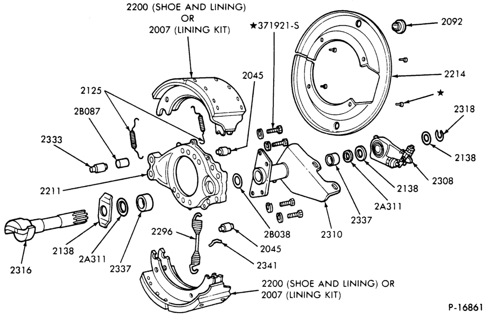 Схема BRAKE WHEEL CYLINDERS-(1981/)-Rockwell (Timken)-F-FT700/900
