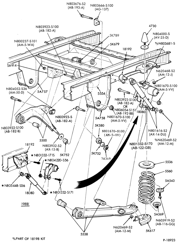 Схема REAR SUSPENSION-REAR SUSPENSION- All-A