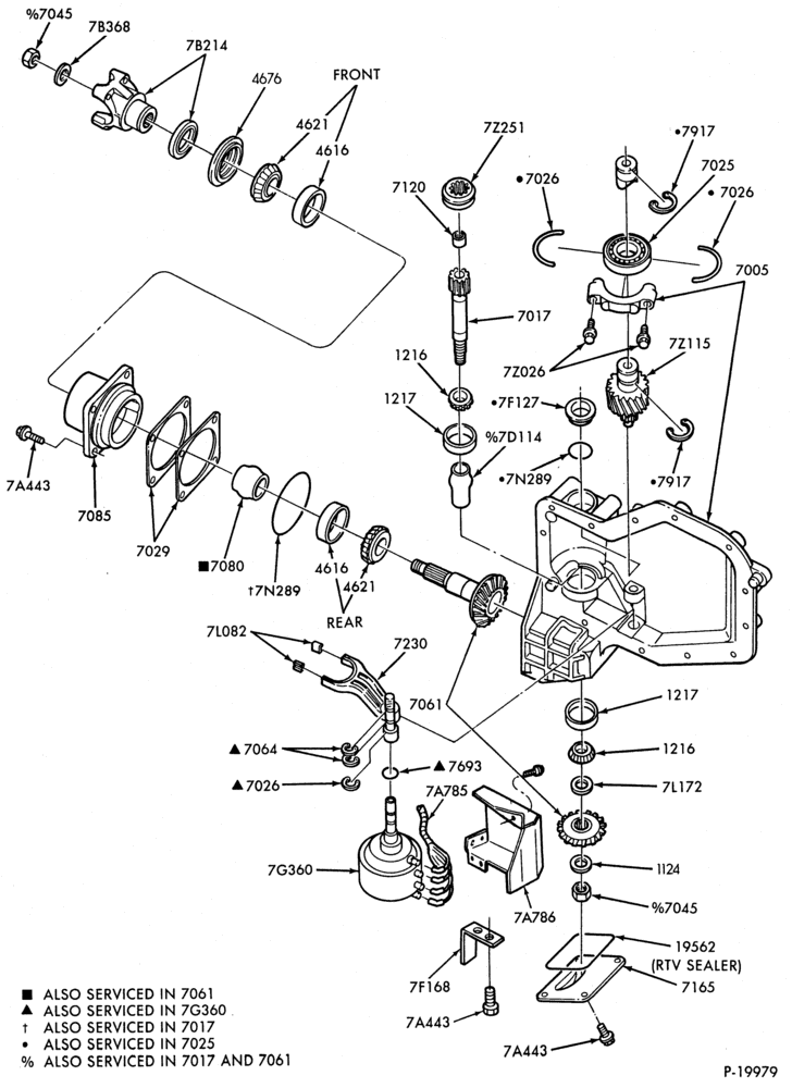 Схема ATX TYPE-ATX TYPE- transfer case details - all wheel drive-B,MB