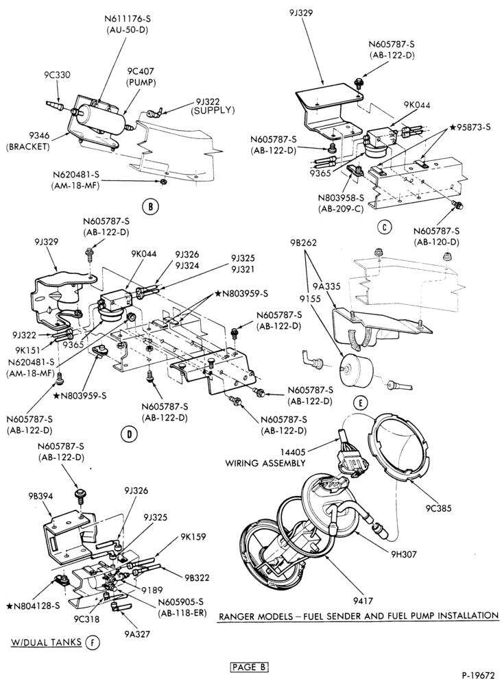 Схема 6 CYL. 2.9L (177 C.I.D.)-E.F.I.-R-lines-fuel-Page-Page-B