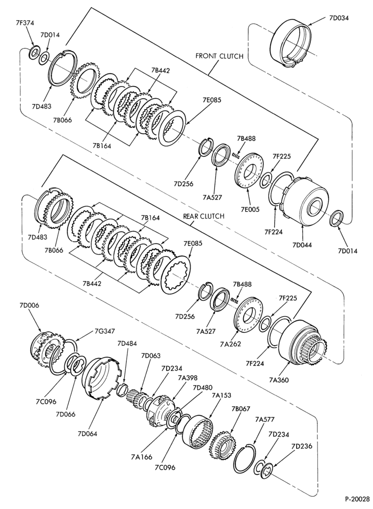 Схема ATX TYPE - INTERNAL PARTS-INTERNAL PARTS- clutches, gears, shafts, and related parts-MM