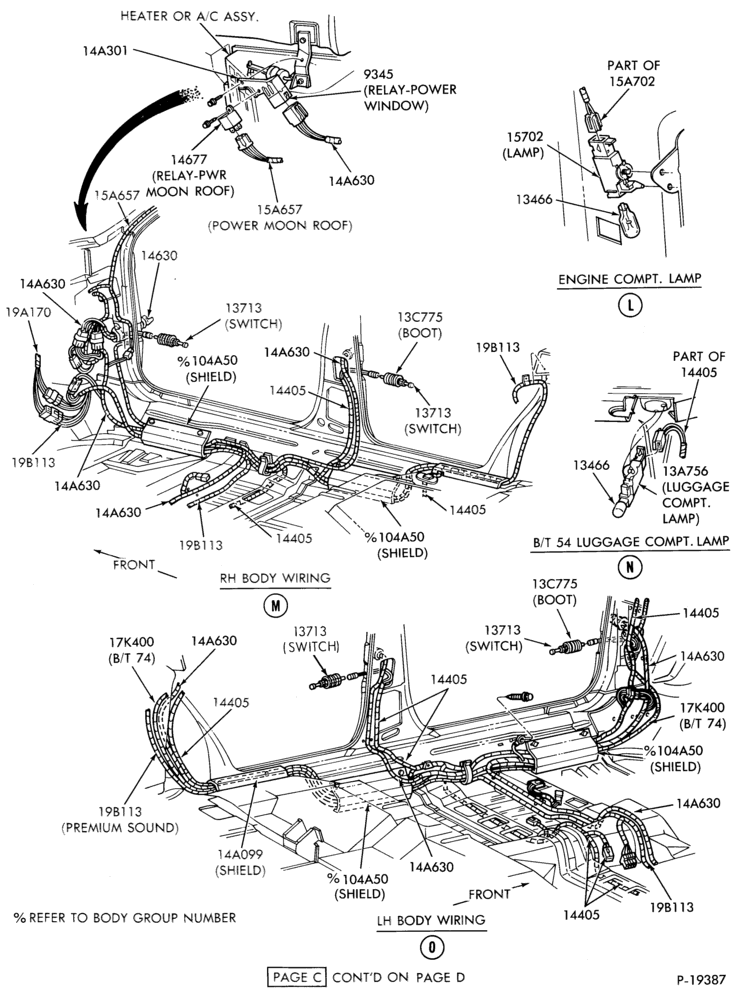 Схема ELECTRICAL SYSTEMS-Wiring system - Page- Page-C