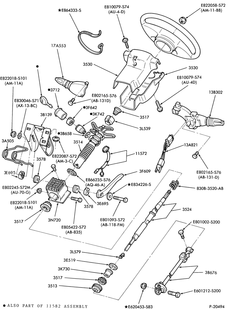 Схема A4LD TYPE - EXTERNAL PARTS--MY