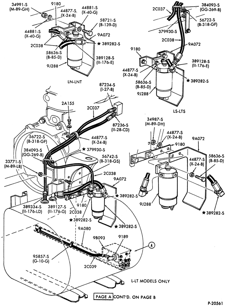 Схема 6 CYL. 6.6L (401 C.I.D.) AND 7.8L (474 C.I.D.) DIESEL-LTS600/900-Page-A