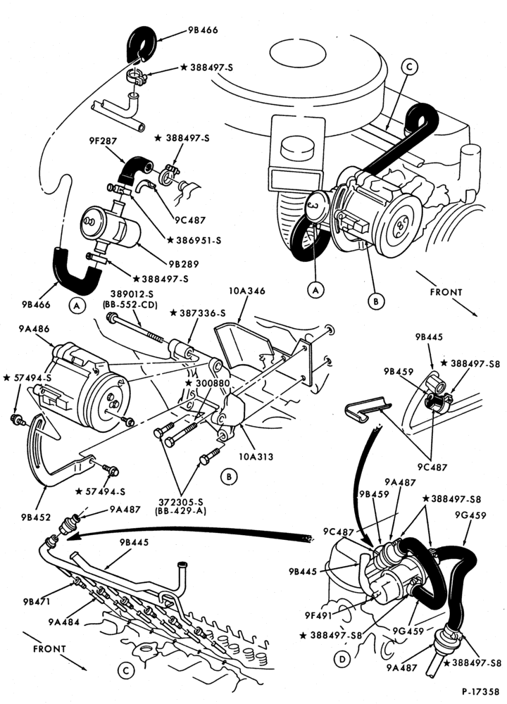 Схема 6 CYL. 4.9L (300 C.I.D.)-GAS-E-under 8500# G.V.W.