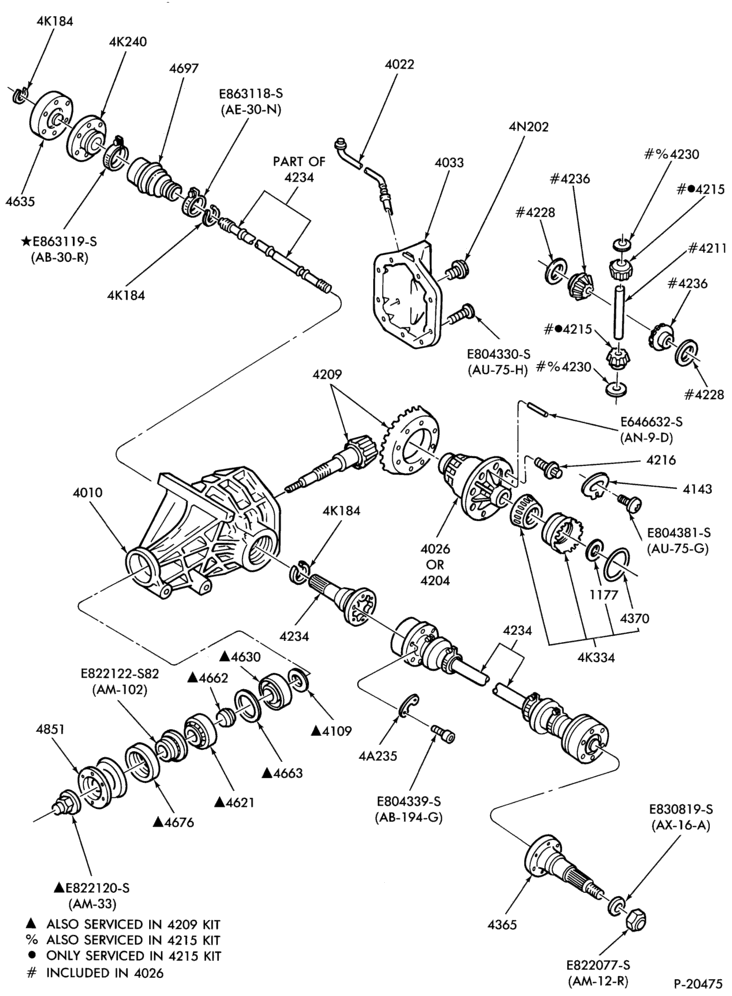Схема REAR AXLE-REAR AXLE DETAILS
