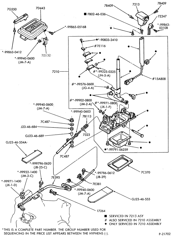 Схема 4EAT TYPE - EXTERNAL PARTS-EXTERNAL PARTS- shift mechanism - floor mounted-ST
