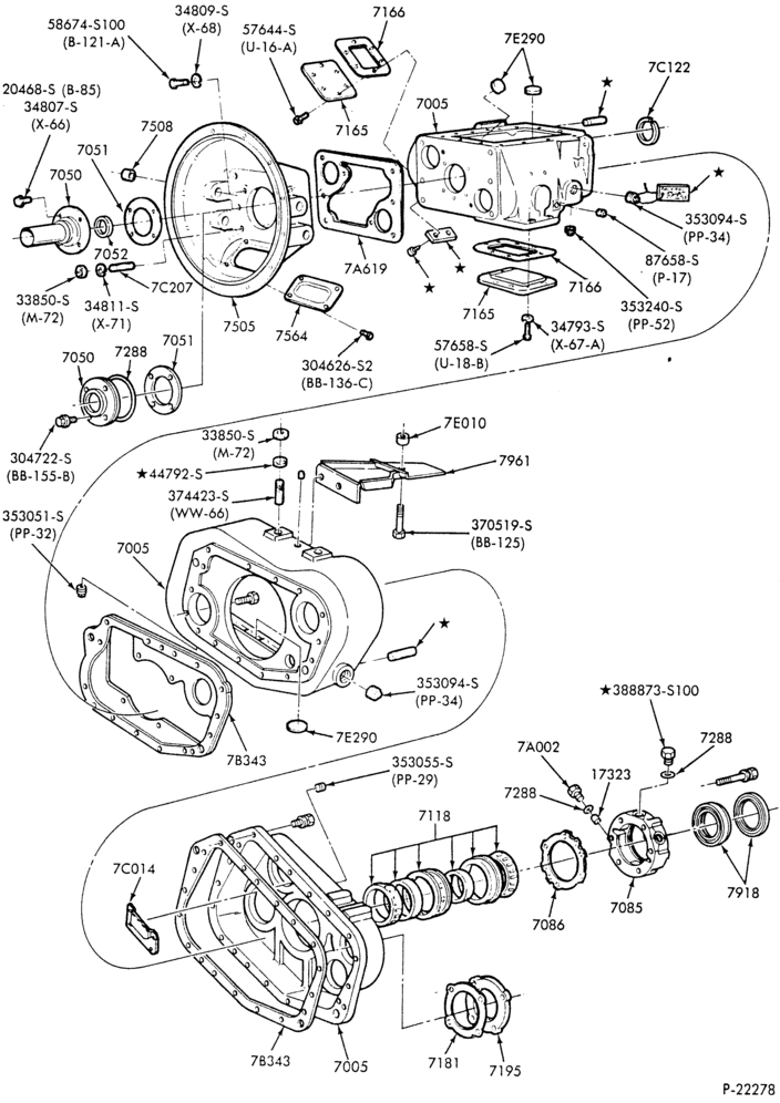 Схема EXTERNAL PARTS-8 speed - Fuller RT7608LL-Case-Page A-F-FT800/900