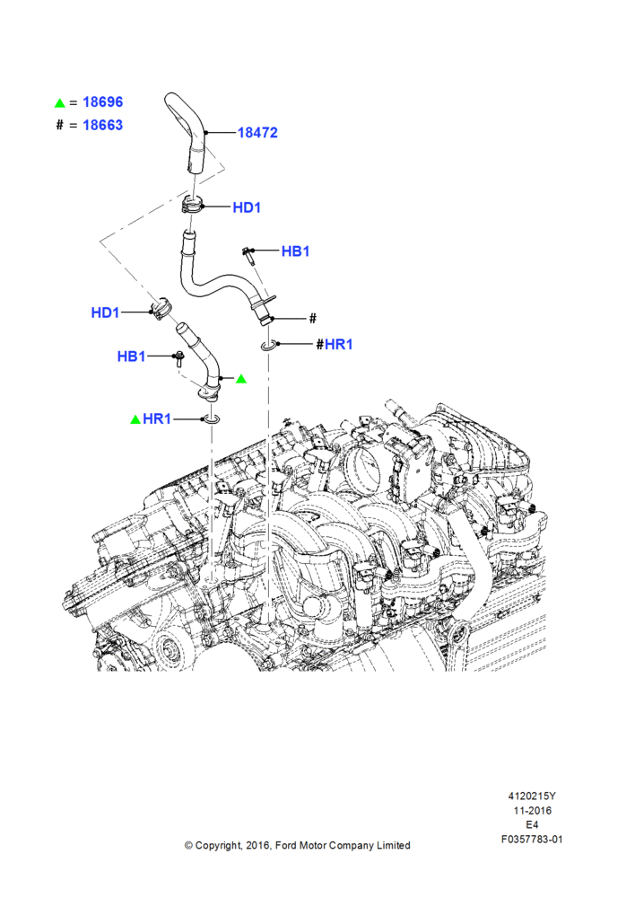 Схема Шланги отопителя, 6.2L 16V OHC NA V8 Gas, Stripped Chassis; 30.01.2017