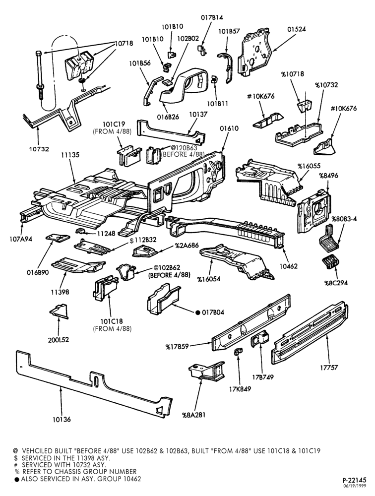 Схема SHEET METAL-Lower body-front-A-All
