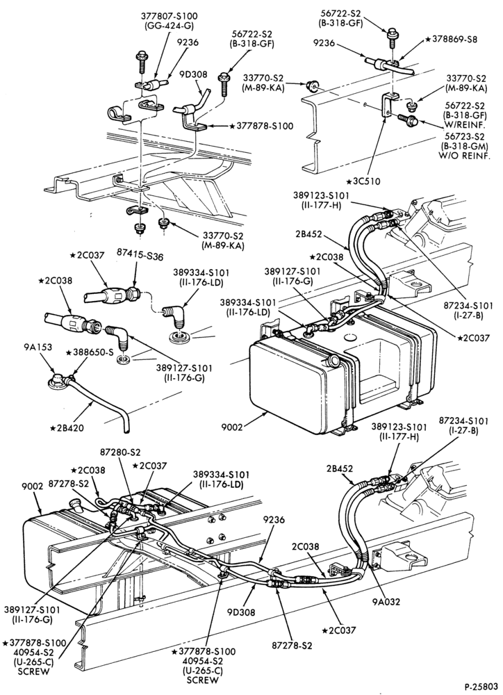 Схема 8 CYL. 10.4L (636 C.I.D.) DIESEL-related parts-Page A