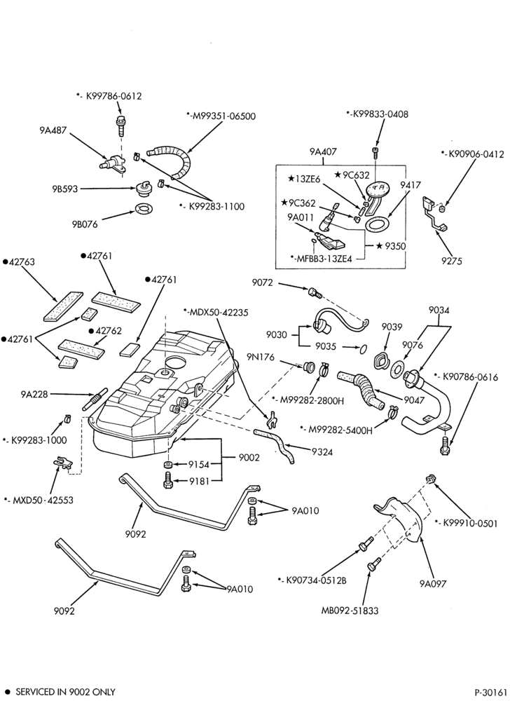 Схема FUEL TANK AND LINES-Fuel system - tank installation - B/T 58