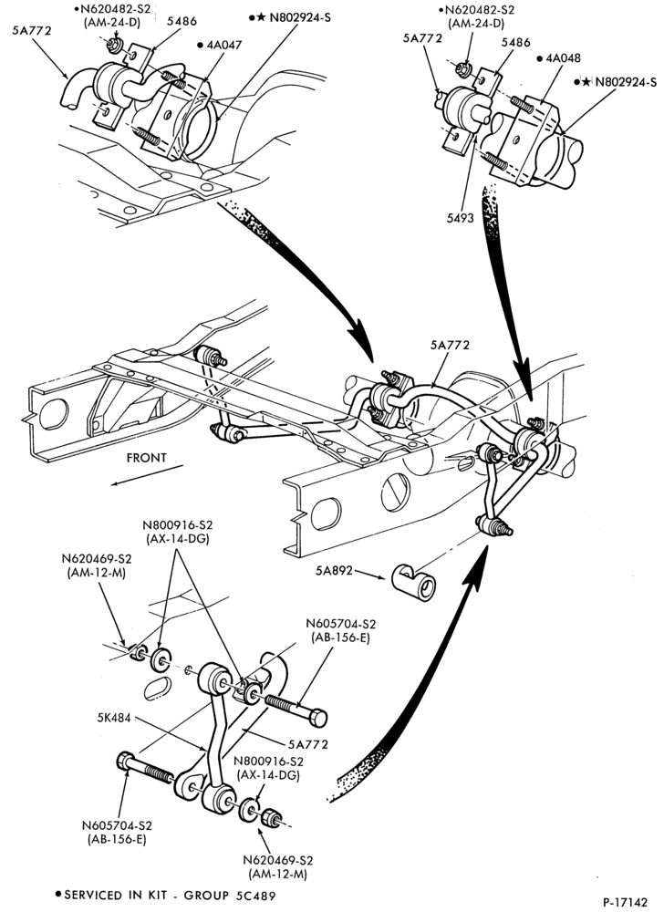 Схема REAR SUSPENSION-REAR SUSPENSION- stabilizer bar - rear-R