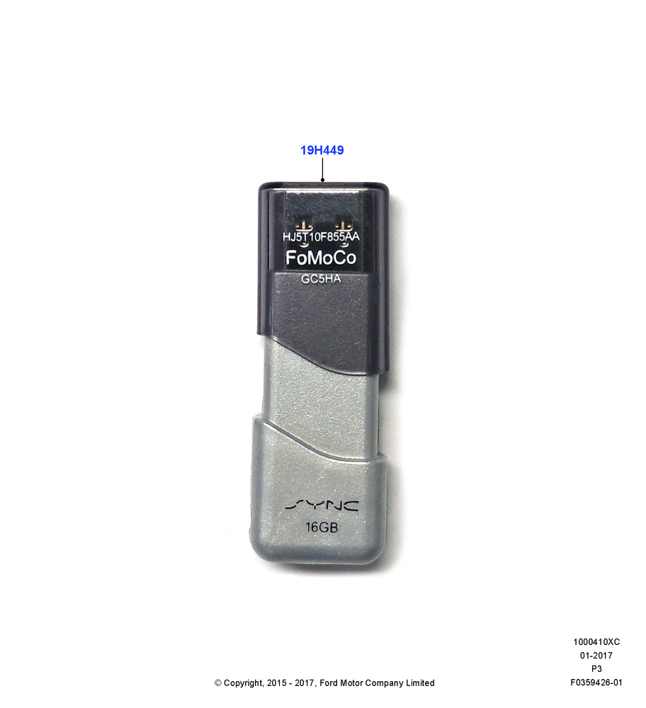 Схема Аудиооборудование (аксессуар), Sync Navigation Memory Stick Up Grade, Accessory; 07.12.2015