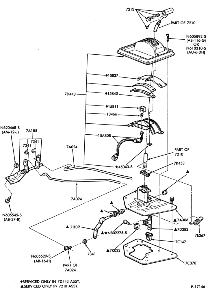 Схема C3 TYPE TRANSMISSION-Shift mechanism - floor or console mounted-R