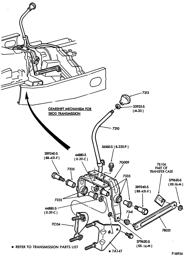 Схема Раздаточная коробка (4WD)-Shift mechanism - Page B-F150/350