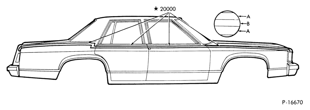 Схема STRIPES - TU-TONE PAINT - BODY TYPE 74 - Page B