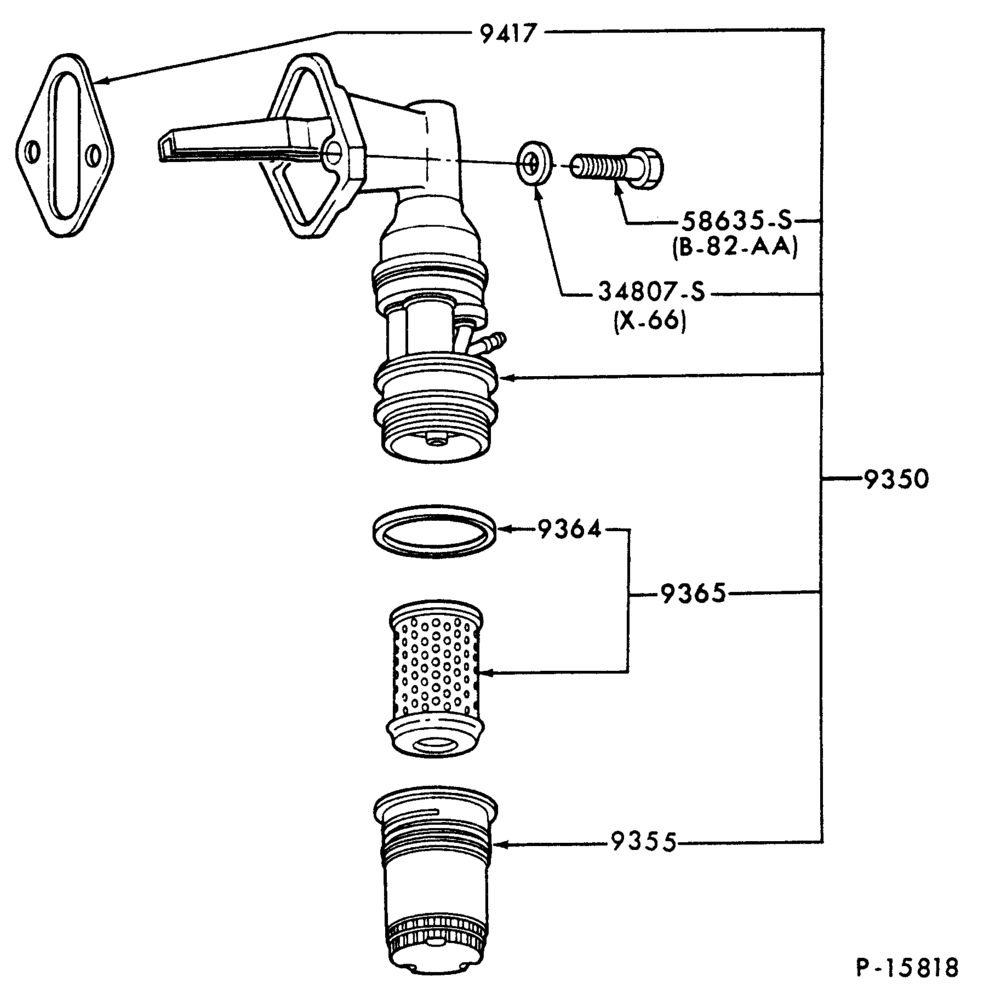 Схема 8 CYL. 6.1L, 7.0L (370, 429 C.I.D.) GAS-Carter