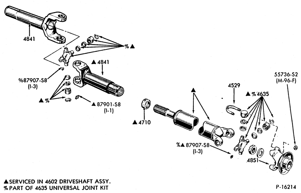 Схема DRIVESHAFT-DRIVESHAFT- w/124" wheel base-E100/350