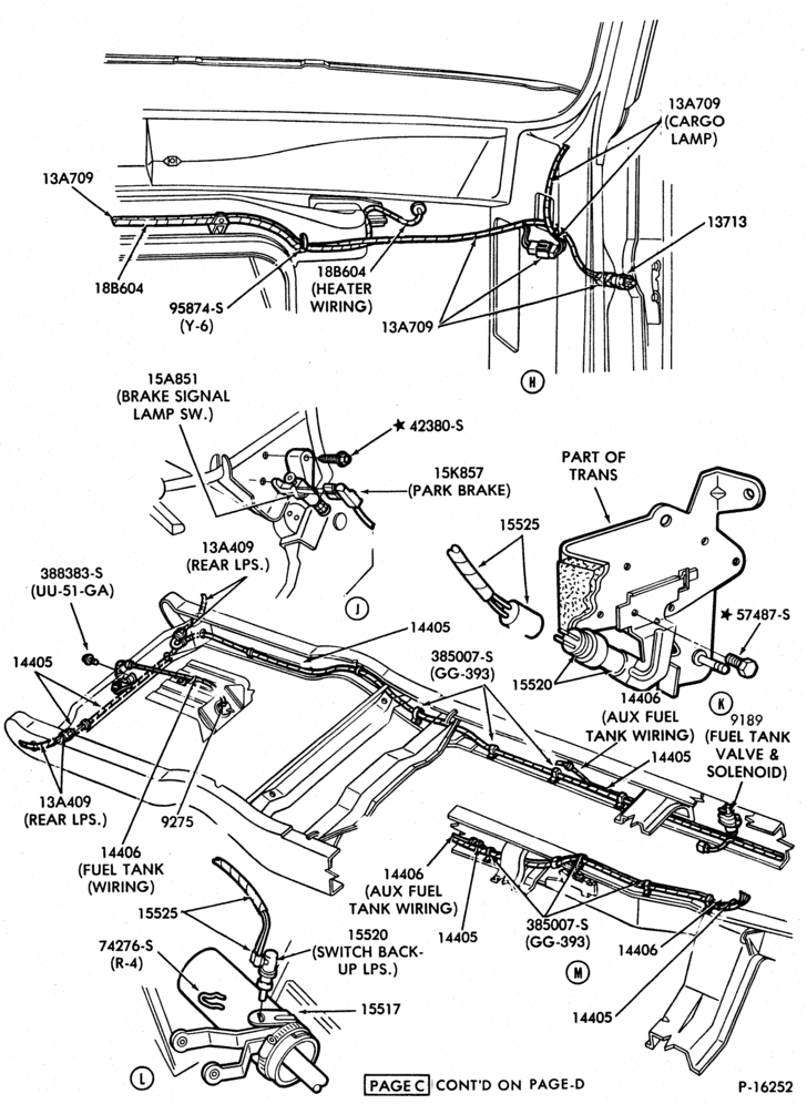 Схема ELECTRICAL SYSTEMS-Wiring system - engine L.H. & R.H. - body wiring-E100/350