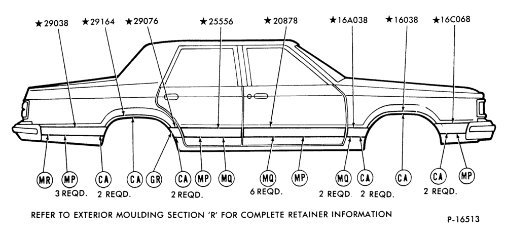 Схема BODY SIDE - BODY TYPE 54