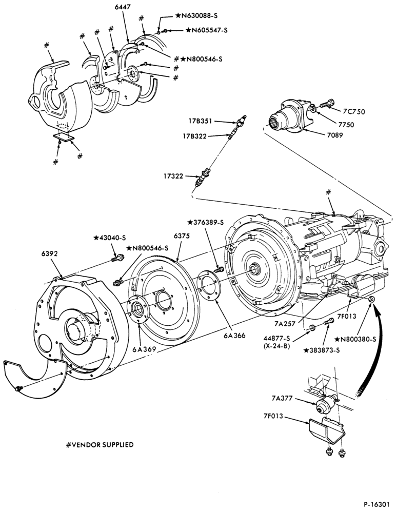 Схема SHIFT MECHANISM-AT 540 - installation-B-C-CT-F-L-