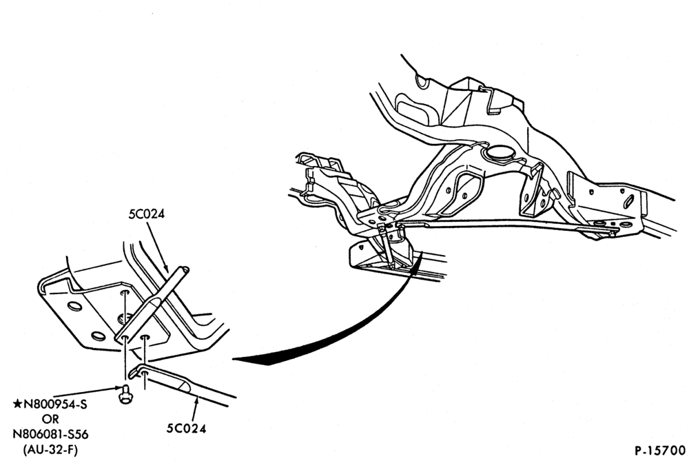 Схема FRONT SPRING AND STABILIZERS-FRAME STABILIZER
