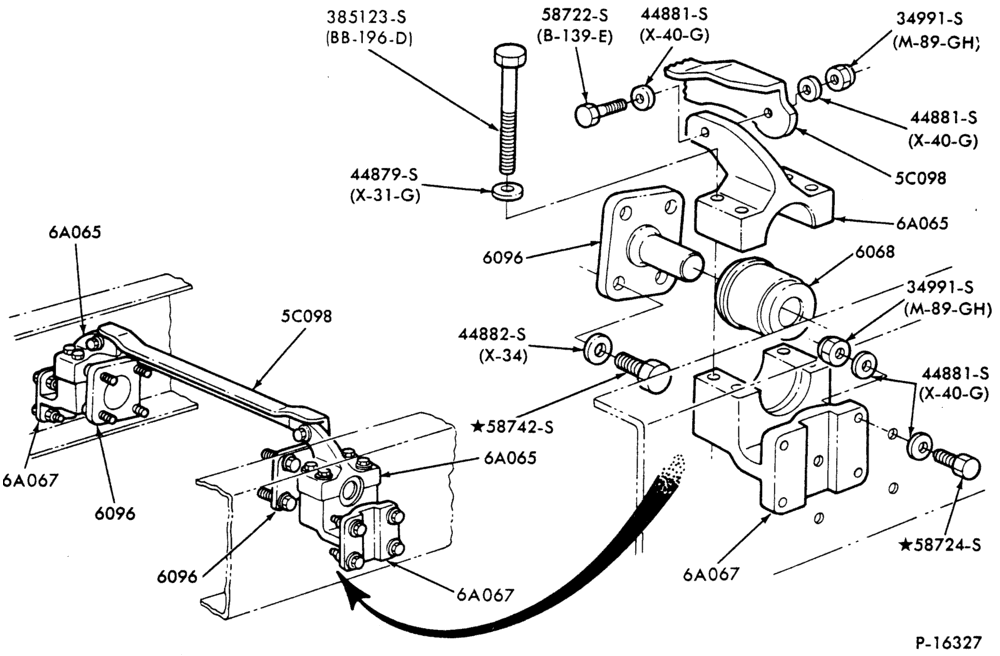 Схема V8 CYL. 12.0L (736 C.I.D.) DETROIT DIESEL-(rear)-CLT900- "From Ser. JD5,001"