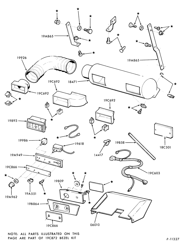 Схема AIR CONDITIONER-Controls and Ducts- built-in