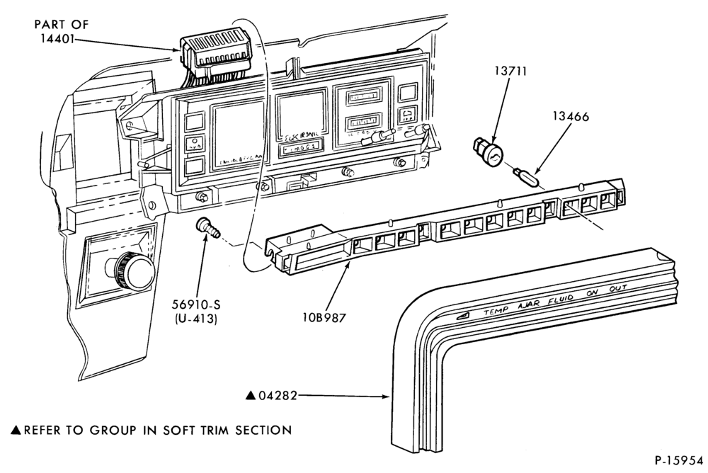 Схема DISTRIBUTOR AND IGNITION SYSTEM-Indicator warning panel - electronic