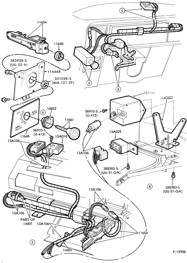 Схема ELECTRICAL SYSTEMS-Autolamp on/off delay system