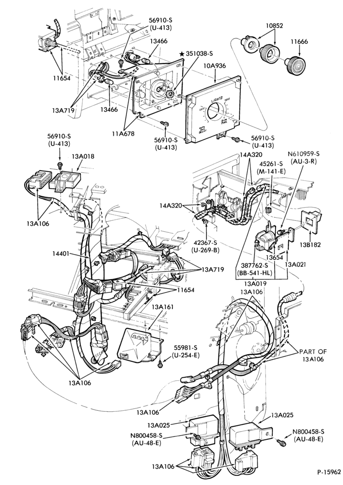 Схема ELECTRICAL SYSTEMS-Automatic headlamp dimmer system